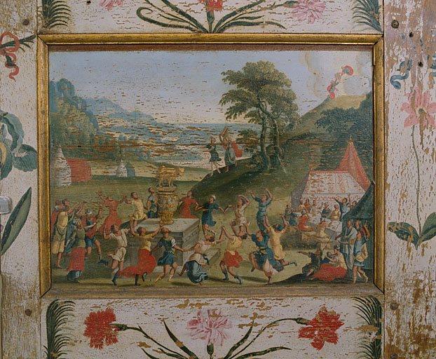 Panneau E8 : Adoration du veau d'or.