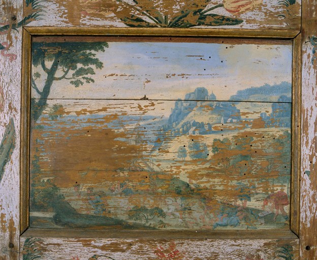Panneau F7 : Abraham délivre Lot.