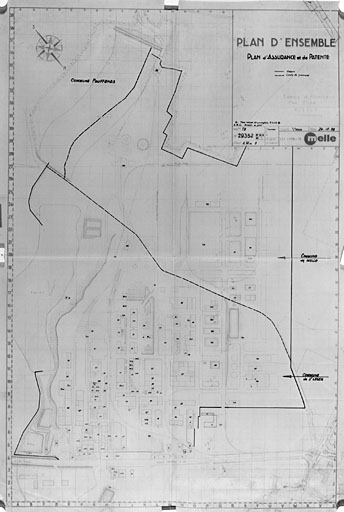 Plan d'ensemble de 1958.