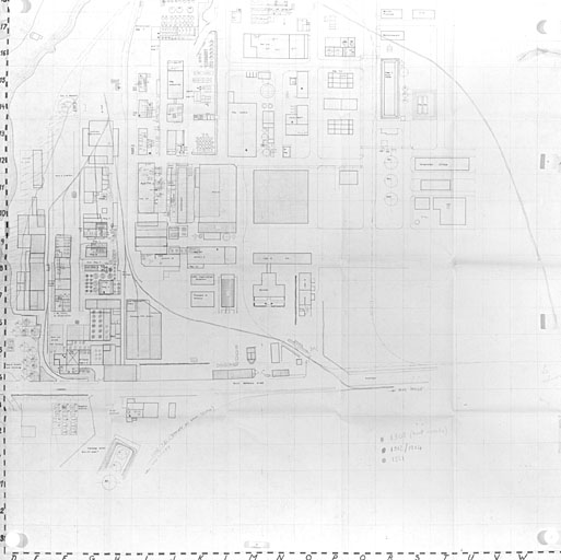 Plan d'ensemble, vers 1960.