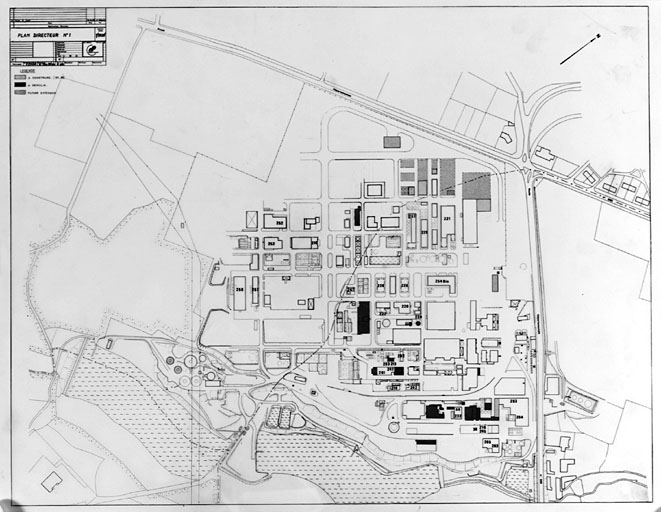 Plan d'ensemble, de 1980.