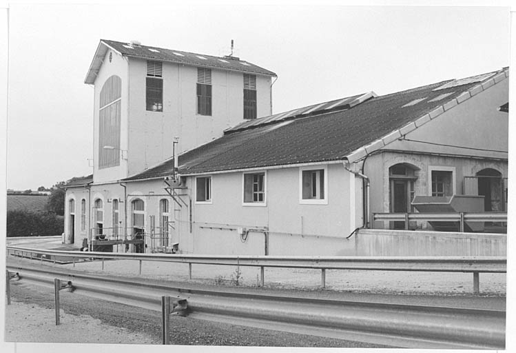 L'ancien atelier de distillation après rénovation, façade nord.