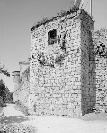Pavillon quadrangulaire vu du sud.
