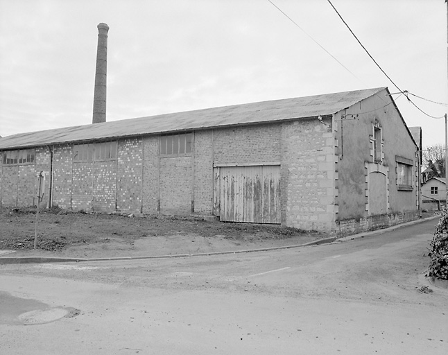 Mur extérieur nord en brique d'Ahun.
