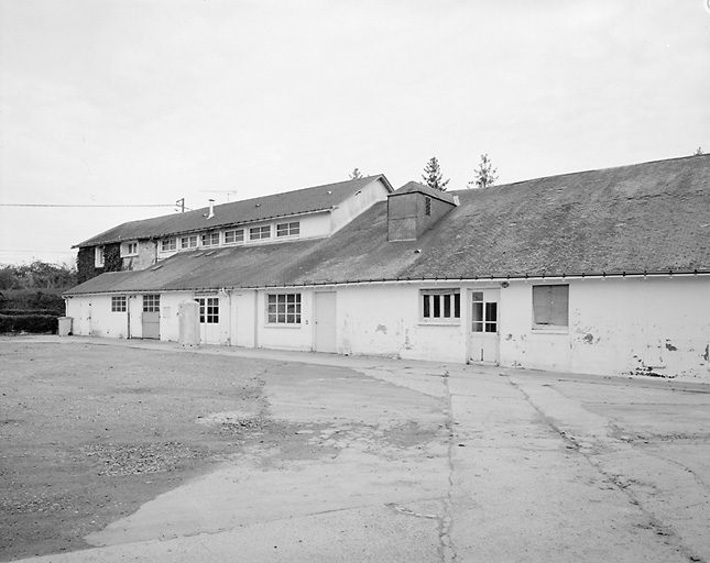 Atelier de fabrication, façade nord ouest.
