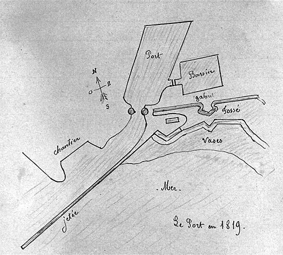 Plan de l'état de 1819.