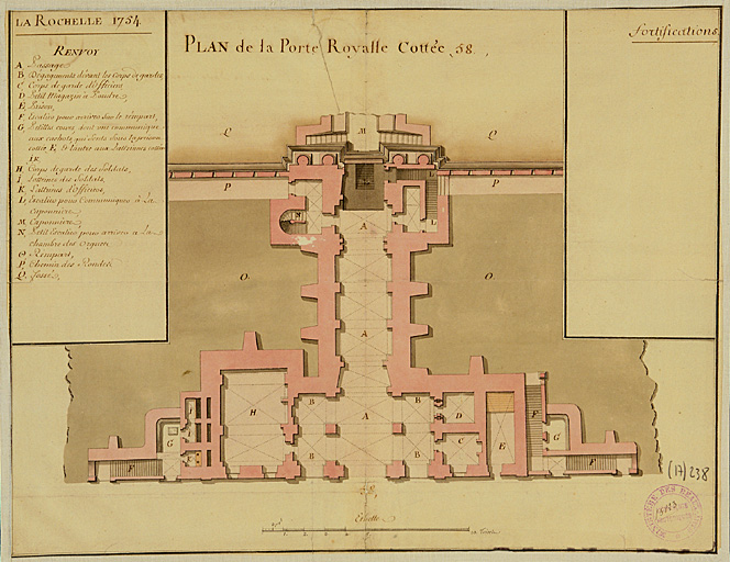 Plan de 1754.