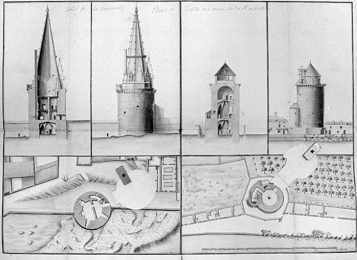 Plans, profils élévations, 1697. Ferry, 2e retombe.