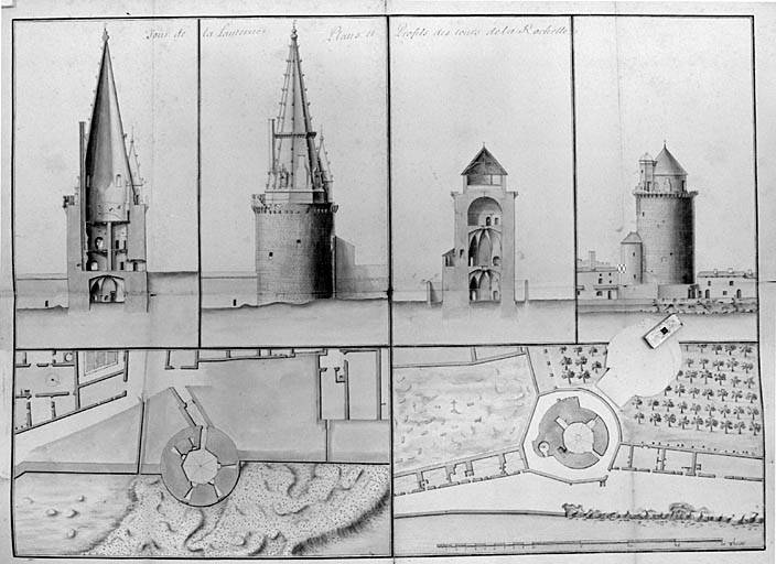 Plans, profils élévations, 1697. Ferry, 1ère retombe.