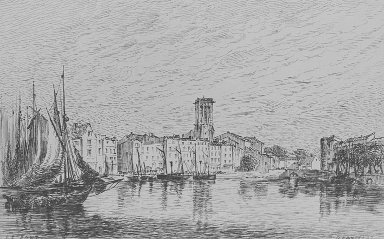 Vue depuis l'entrée, par Lancelot.