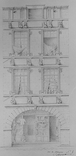 Façade. Par Adolphe Varin, en 1873.