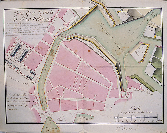 Plan, 1786. Ch. Aubertin.