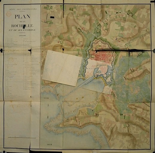 Plan de la ville et de ses environs, 1811, 1ère retombe.