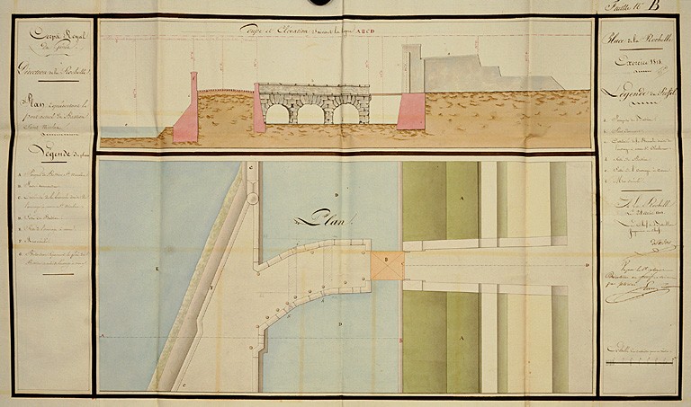 Plan de l'état actuel, 1818. Emy.