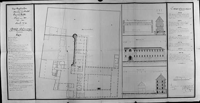 Travaux à effectuer, projets, en 1821. Emy, de Verdon.