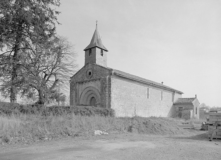 Façade et élévation sud.