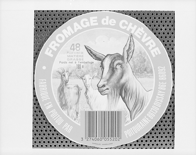 Etiquette : Fromage de chèvre.
