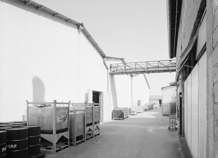 Bâtiment de presses filtres.