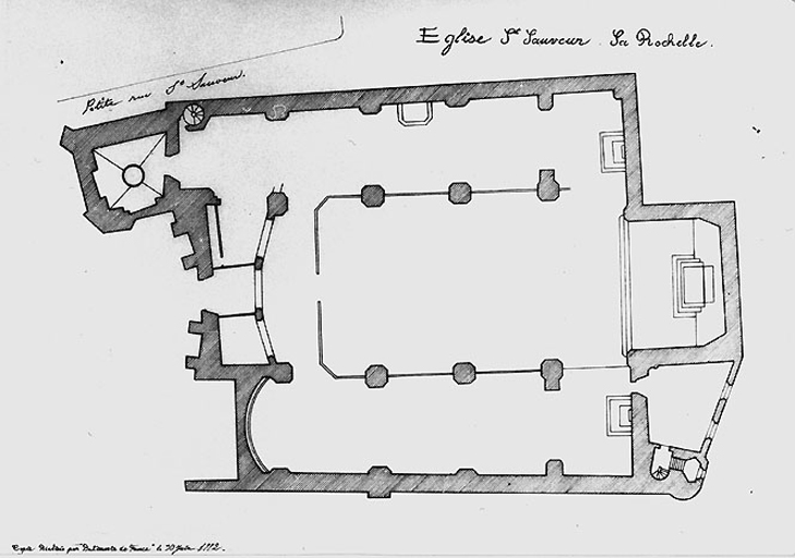 Plan, copie réalisée en 1992.