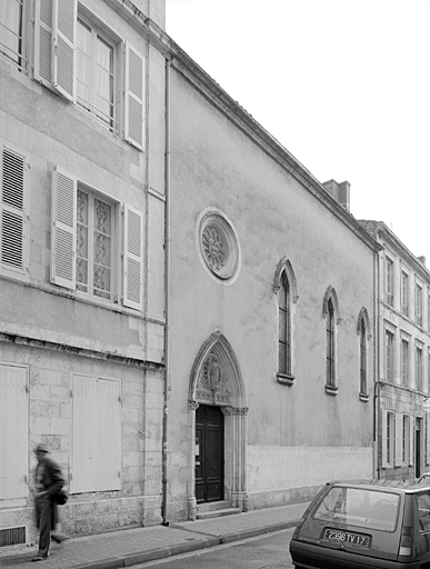 Chapelle, élévation sur rue.