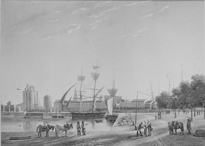 Port de la Rochelle et bassin à flot.