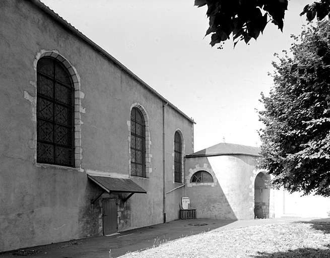 Chapelle, élévation latérale nord.