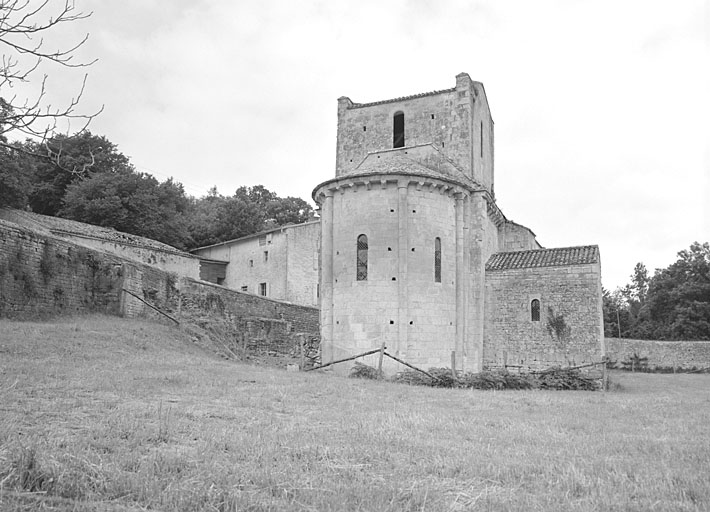 Chevet, vue du sud.