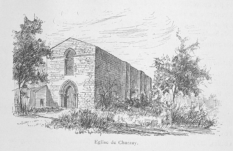 Dessin de Gabriel Robuchon, vers 1890.