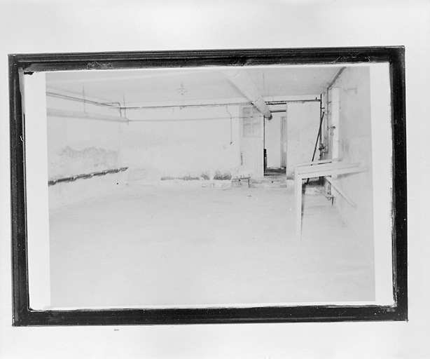 Intérieur de l'atelier de fabrication, en 1966.