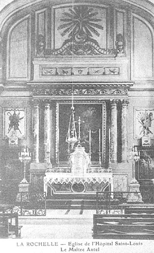 Chapelle. Le maître autel.