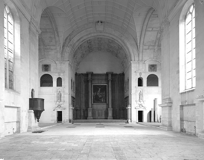 Chapelle vue vers le choeur.