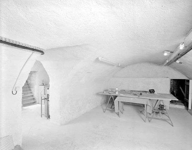 Corps de bâtiment 01, partie sud, sous sol.