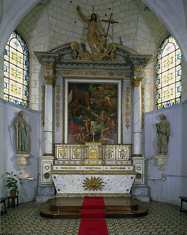 Ensemble du maître-autel (autel, retable, tabernacle)