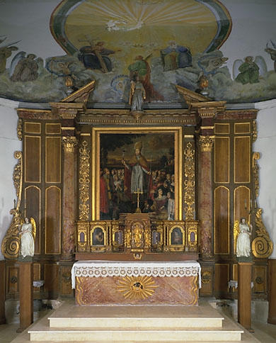 Ensemble du maître-autel (autel, tabernacle, retable)