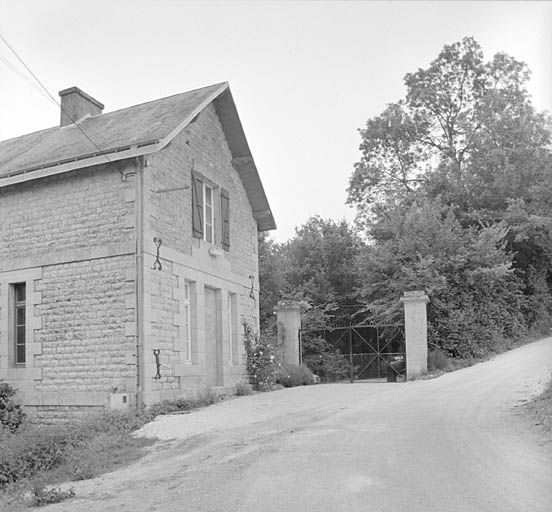 Logement de gardien secondaire, vue prise du sud-ouest.