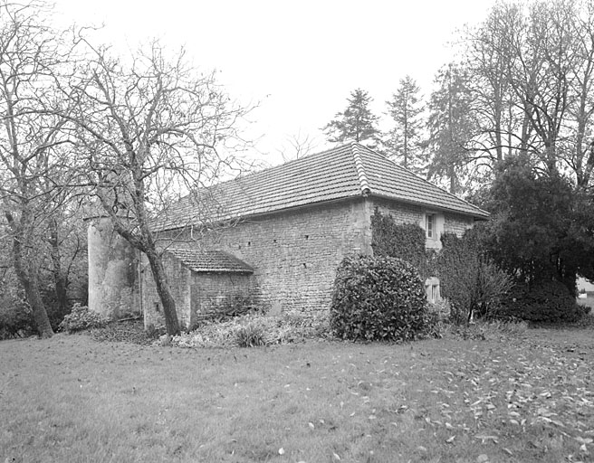 Communs nord, élévation postérieure.