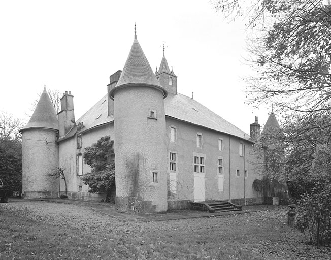 Château, élévation sud est.