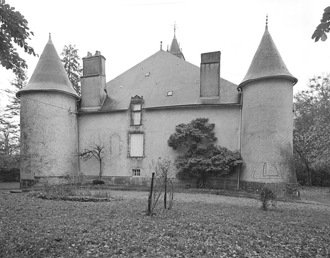 Château, élévation sud ouest.