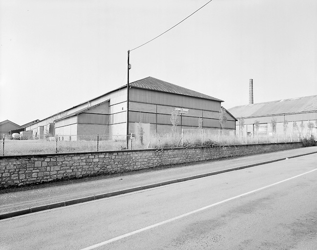 Deuxième atelier de fabrication vu du nord est.