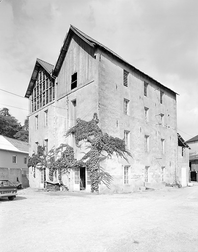 Atelier de fabrication vu du sud.