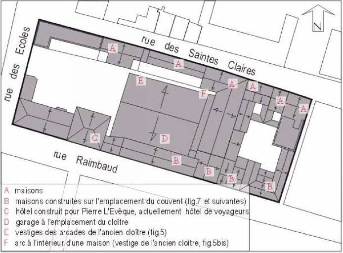 Plan masse, plan schématique des toitures.
