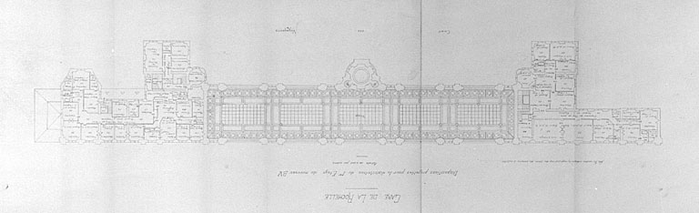 Bâtiment principal, plan général du 1er étage (pl.16).