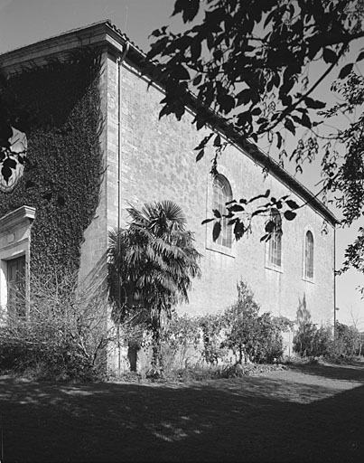 Elévation latérale sud.