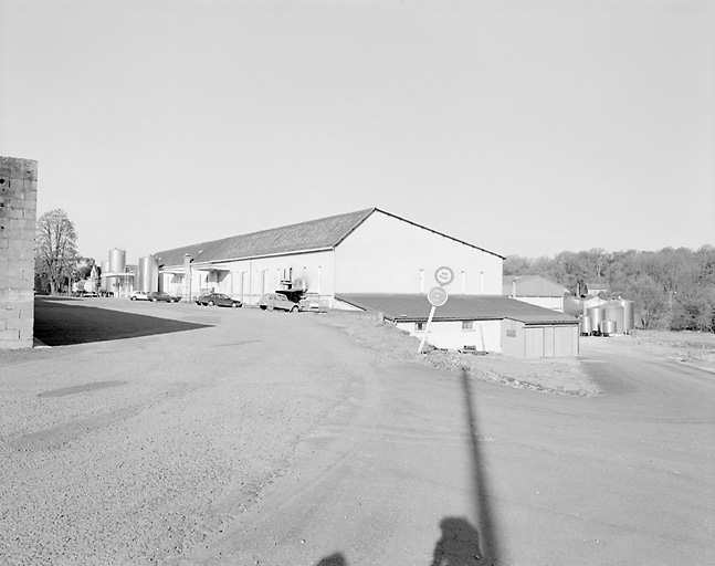 Vue d'ensemble de la partie nord est de l'usine.