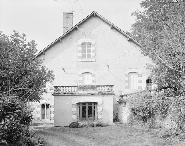 Pignon sud de la minoterie.
