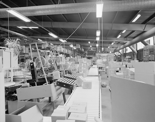 Atelier d'emballage.