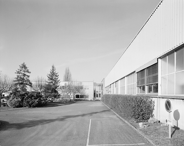 Vue de l'usine du Planty prise du sud ouest.