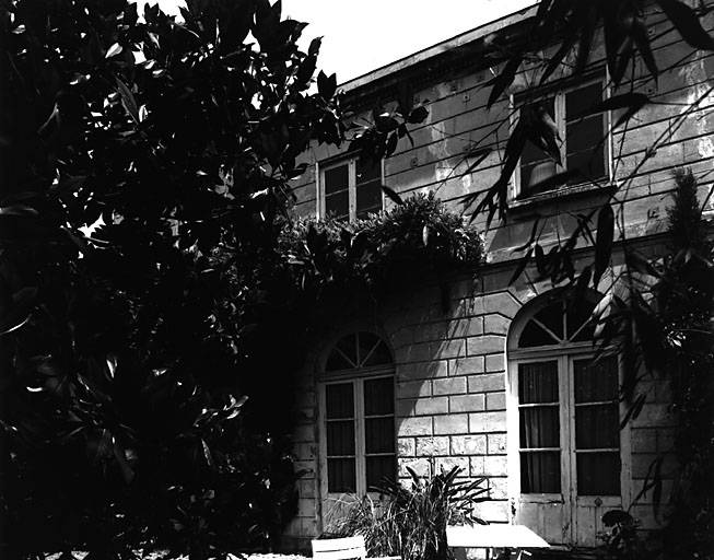 Orangerie au sud est, élévation nord ouest.
