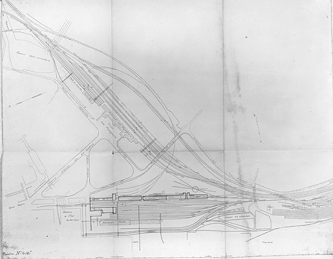 Plan d'ensemble, vers 1935.