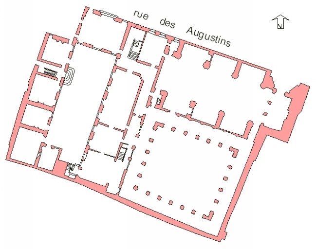 Plan du rez-de-chaussée.